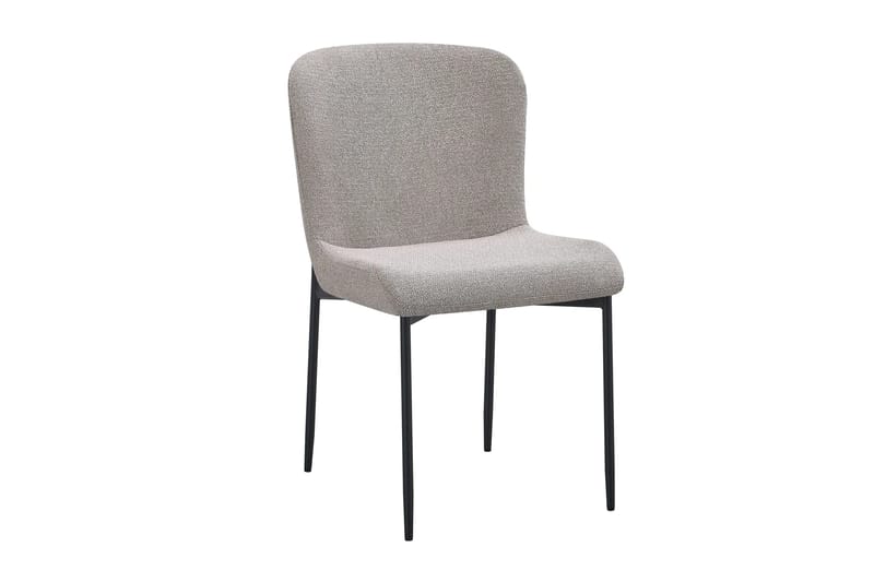 Siena Matgrupp runt 130 cm Valnöt med 6 Elsie Matstolar - Valnöt/Ljusgrå - Möbler - Bord & matgrupp - Matgrupp