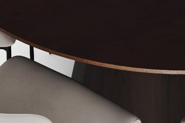 Siena Matgrupp runt 150 cm Rökt Ek med 6 Elsie Matstolar - Rökt ek - Möbler - Bord & matgrupp - Matgrupp