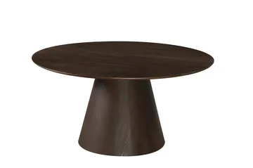 Siena Matgrupp runt 150 cm Rökt Ek med 6 Elsie Matstolar - Rökt ek/Beige - Möbler - Bord & matgrupp - Matgrupp