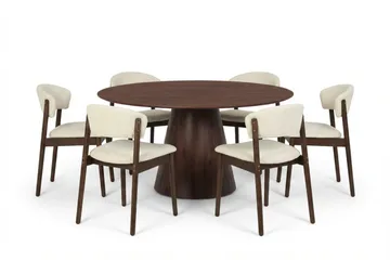 Walnut/Beige - Valnöt