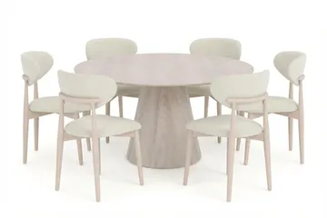 150 cm - Vitlaserad ek
