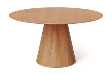 Siena Stort Matbord Runt 150cm Fanér - Ek - Möbler - Bord & matgrupp - Matbord & köksbord