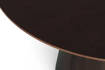 Siena Stort Matbord Runt 150cm Fanér - Mörkbrun Rökt ek - Möbler - Bord & matgrupp - Matbord & köksbord