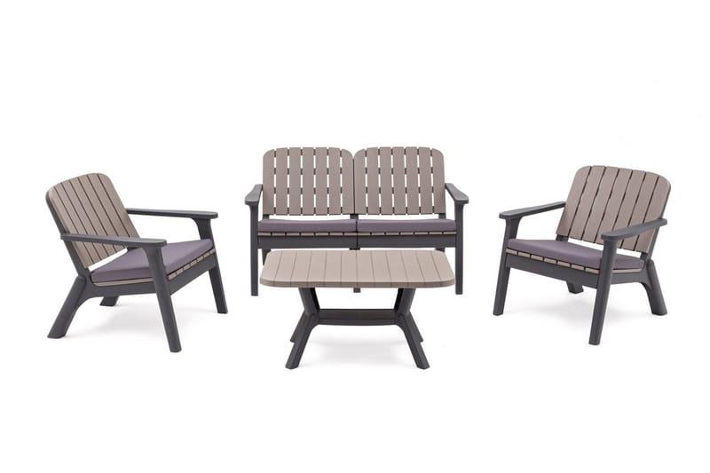 Silva Soffbord 90 cm - Antracit - Utemöbler & utemiljö - Utebord & trädgårdsbord - Loungebord & soffbord utomhus