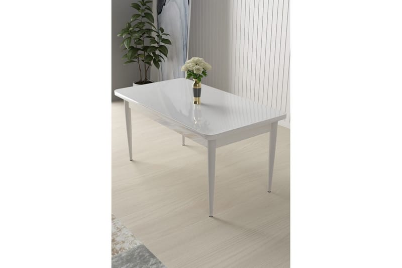 Sivaji Matbord 110 cm Rektangulär - Vit - Möbler - Bord & matgrupp - Matbord & köksbord