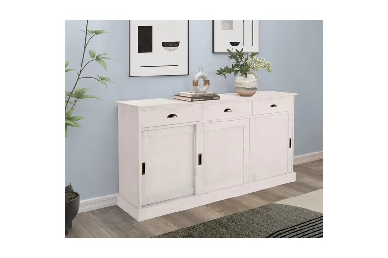 Skänk Harry 170x40x85 cm, Vit - 170x40x85 cm, Vit - Förvaring - Förvaringsmöbler - Sideboard & skänk