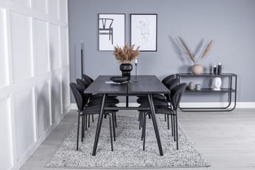 Sleek Matbord 195 cm Förlängningsbart med 6 Vault Matstol - Möbler - Bord & matgrupp - Matgrupp
