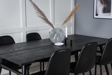 Sleek Matbord 195 cm Förlängningsbart med 6 Polar Köksstol - Möbler - Bord & matgrupp - Matgrupp