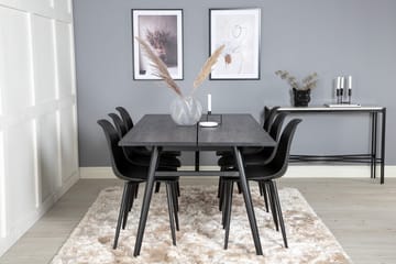 Sleek Matbord 195 cm Förlängningsbart med 6 Polar Matstol - Möbler - Bord & matgrupp - Matgrupp