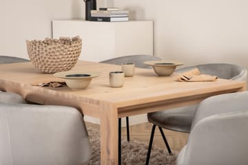 Slider Matgrupp Förlängningsbar 170 cm Rektangulär med 6 Berit stolar - Svart - Möbler - Bord & matgrupp - Matgrupp