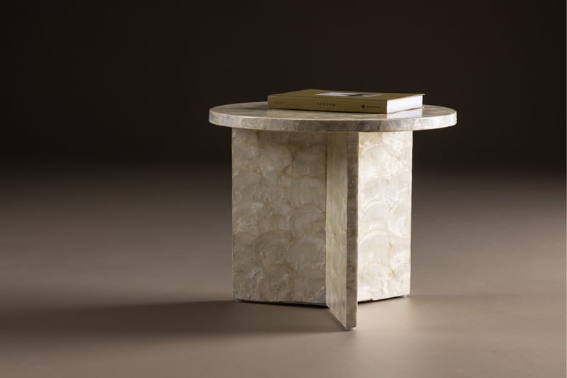 Smögen Soffbord 40 cm Rund - Ljusgrå - Möbler - Bord & matgrupp - Soffbord