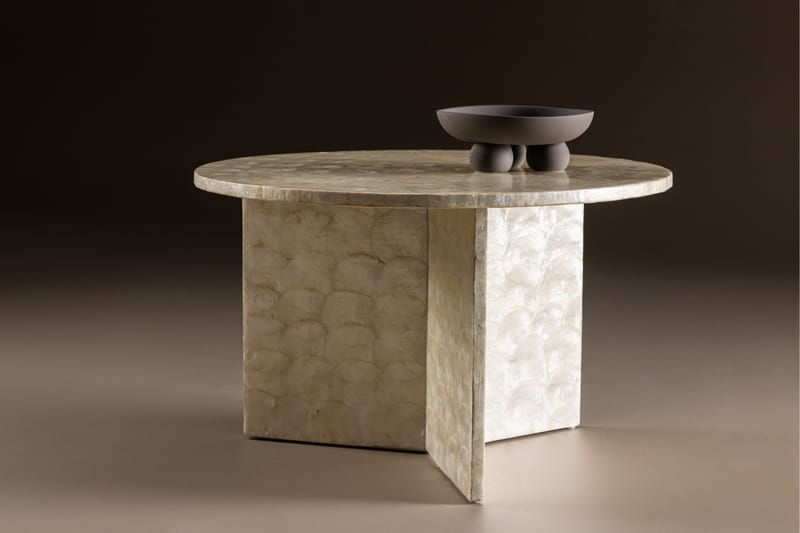 Smögen Soffbord 70 cm Rund - Ljusgrå - Möbler - Bord & matgrupp - Soffbord