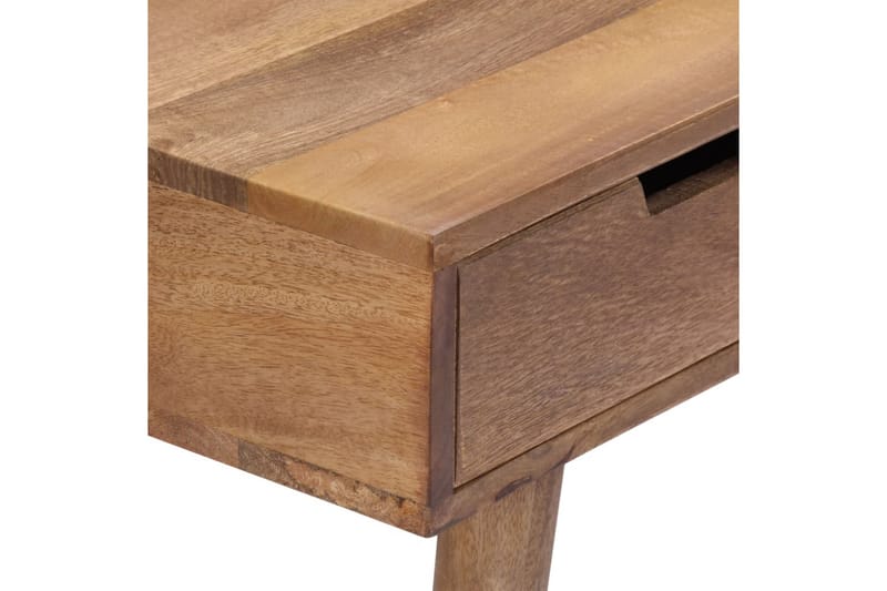 Sminkbord 112x45x76 cm massivt mangoträ - Brun - Sminkbord & toalettbord