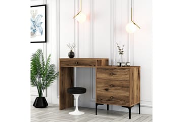 Ameias Sminkbord 124x84,7 cm Brun - Hanah Home - Möbler - Bord & matgrupp - Sminkbord & toalettbord