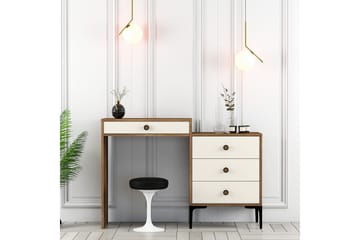 Sminkbord Ameias 124x84,7 cm Brun/Beige - Hanah Home - Möbler - Bord & matgrupp - Sminkbord & toalettbord