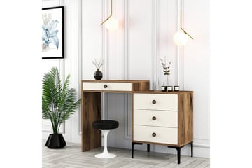 Sminkbord Ameias 124x84,7 cm Brun/Beige - Hanah Home - Möbler - Bord & matgrupp - Sminkbord & toalettbord