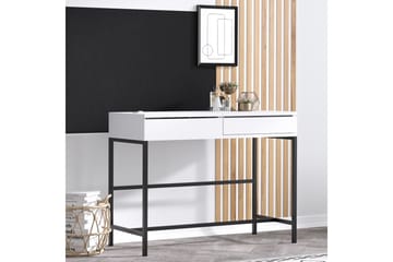 Sminkbord Amour 100x74 cm Vit/Svart - Hanah Home - Möbler - Bord & matgrupp - Sminkbord & toalettbord