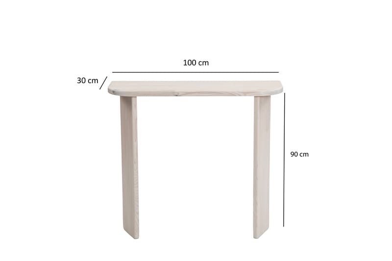 Sminkbord Ikigai 100 cm - Vit - Sminkbord & toalettbord