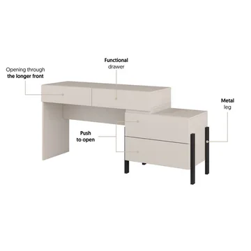 Sminkbord Jukon S med 4 Lådor - Möbler - Bord & matgrupp - Sminkbord & toalettbord