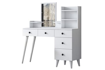 Sminkbord Junji 118,2x93,8 cm Vit - Hanah Home - Möbler - Bord & matgrupp - Sminkbord & toalettbord
