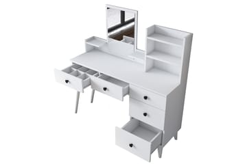 Sminkbord Junji 118,2x93,8 cm Vit - Hanah Home - Möbler - Bord & matgrupp - Sminkbord & toalettbord