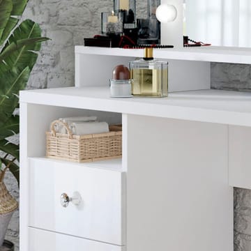 Sminkbord med spegel Diva med 3 Lådor - Möbler - Bord & matgrupp - Sminkbord & toalettbord