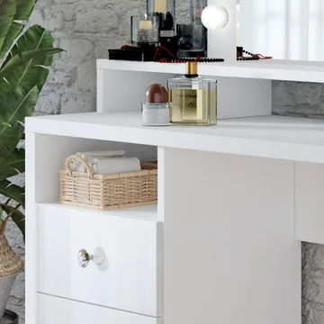Sminkbord med spegel Diva med 3 Lådor - Möbler - Bord & matgrupp - Sminkbord & toalettbord