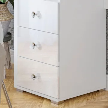 Sminkbord med spegel Diva med 3 Lådor - Möbler - Bord & matgrupp - Sminkbord & toalettbord