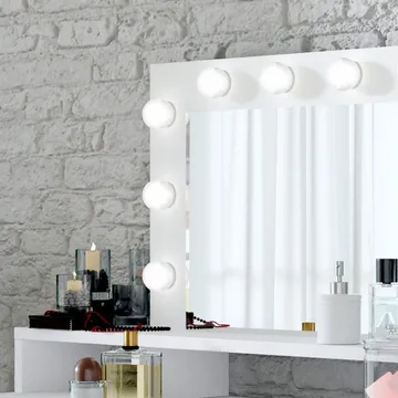 Sminkbord med spegel Diva med 3 Lådor - Möbler - Bord & matgrupp - Sminkbord & toalettbord