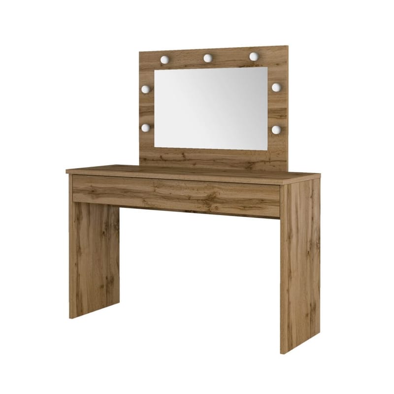 Sminkbord med spegel Eva 1 låda, Wotan Ek