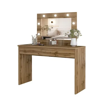 Sminkbord med spegel Eva 1 låda - Wotan Ek - Möbler - Bord & matgrupp - Sminkbord & toalettbord