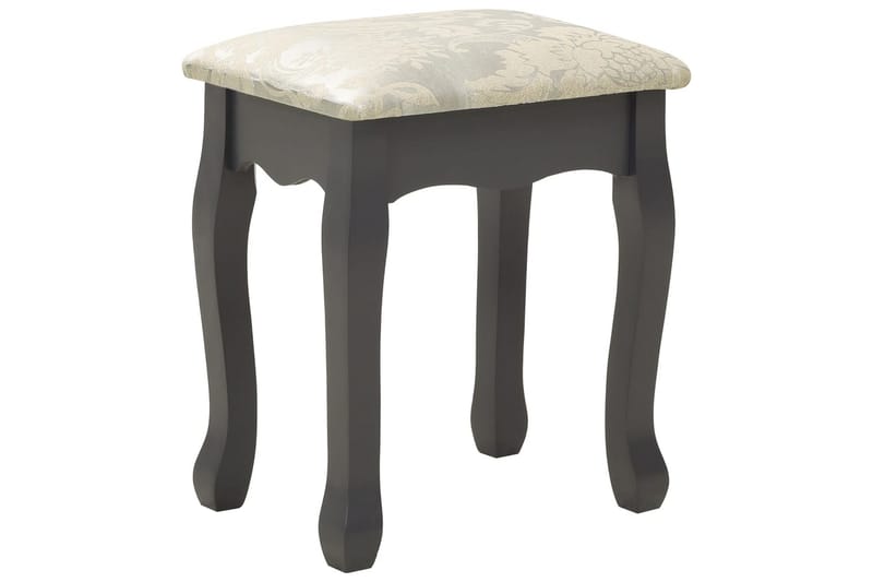 Sminkbord med pall och 3 speglar grå - Grå - Sminkbord & toalettbord