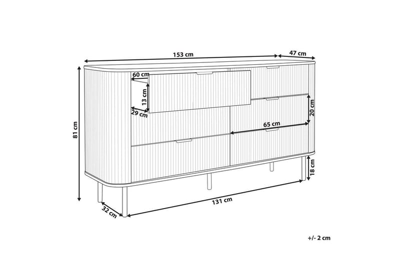 Byrå Bradley - Förvaring - Förvaringsmöbler - Byrå