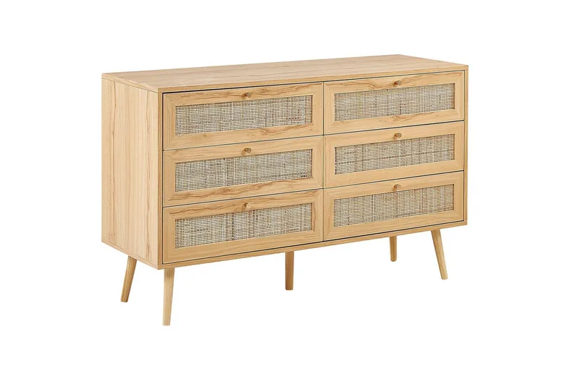 Byrå Perote med 6 lådor