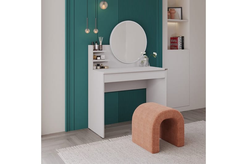 Dralen Sminkbord 90 cm - Taupe - Möbler - Bord & matgrupp - Sminkbord & toalettbord