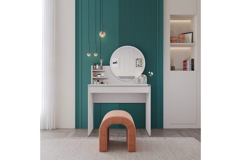 Dralen Sminkbord 90 cm - Taupe - Möbler - Bord & matgrupp - Sminkbord & toalettbord