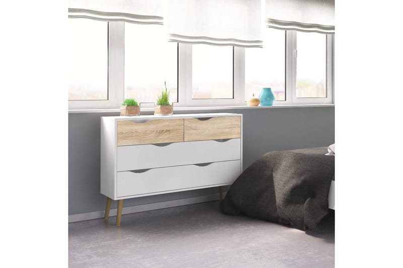 Hostafranc Sminkbord 99 cm - Vit - Möbler - Bord & matgrupp - Sminkbord & toalettbord