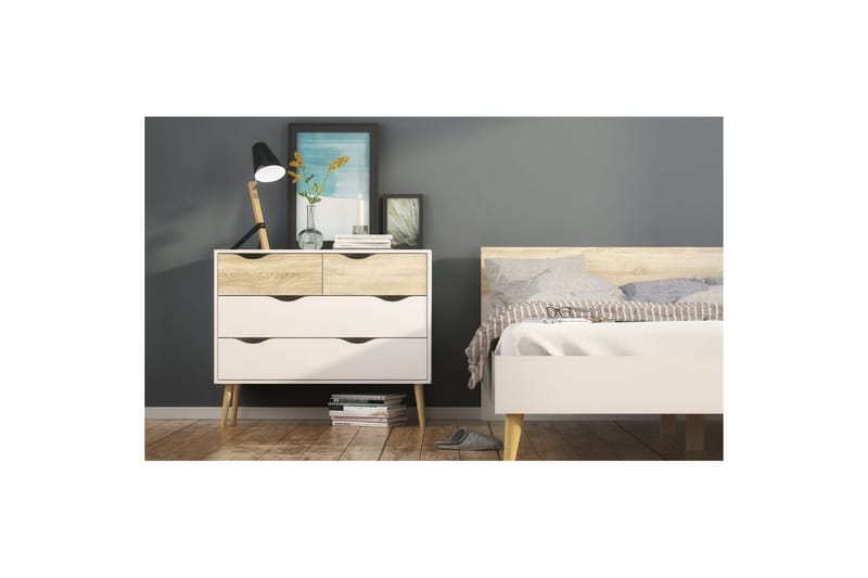 Hostafranc Sminkbord 99 cm - Vit - Möbler - Bord & matgrupp - Sminkbord & toalettbord