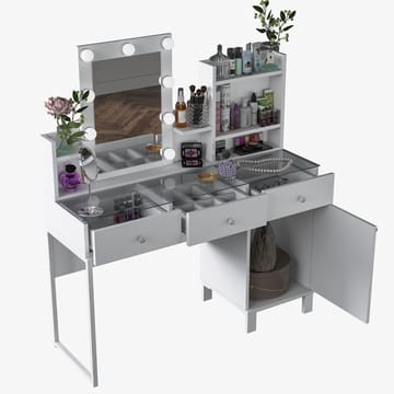 Jornes Sminkbord 120x136,8x40 cm - Vit - Möbler - Bord & matgrupp - Sminkbord & toalettbord