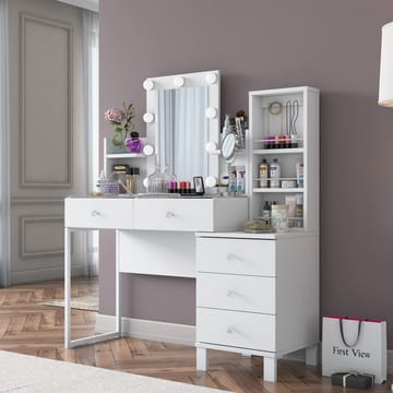 Jornes Sminkbord 120x136,8x40 cm - Vit - Möbler - Bord & matgrupp - Sminkbord & toalettbord