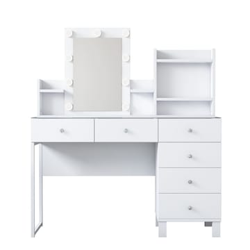 Jornes Sminkbord 120x136,8x40 cm - Vit - Möbler - Bord & matgrupp - Sminkbord & toalettbord