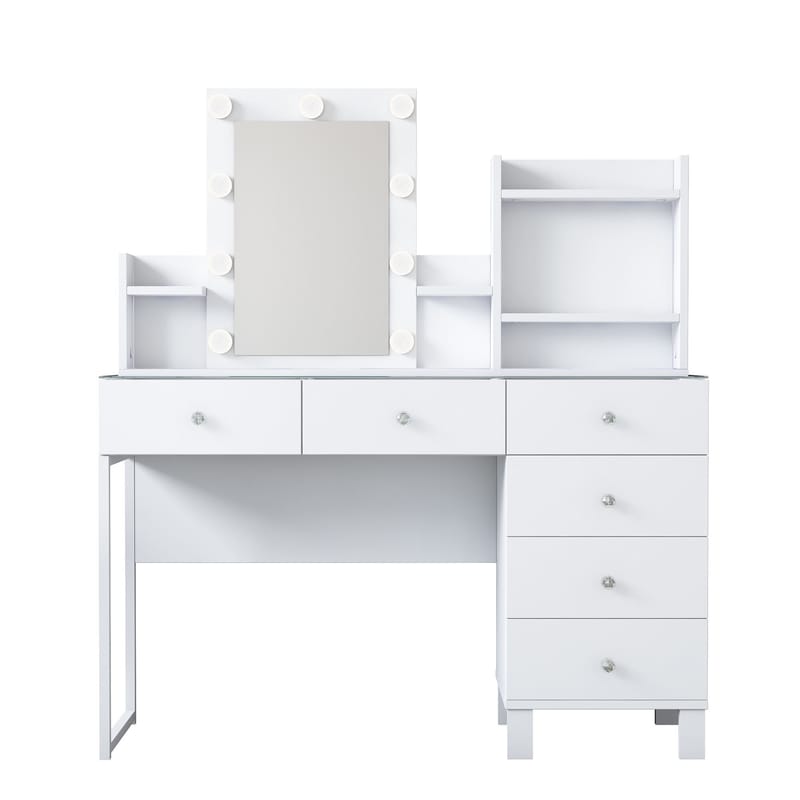 Jornes Sminkbord 120x136,8x40 cm - Vit - Möbler - Bord & matgrupp - Sminkbord & toalettbord