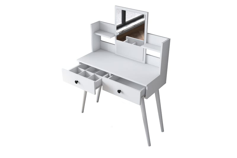Junji Sminkbord 89,8x111,8 cm Vit - Hanah Home - Möbler - Bord & matgrupp - Sminkbord & toalettbord
