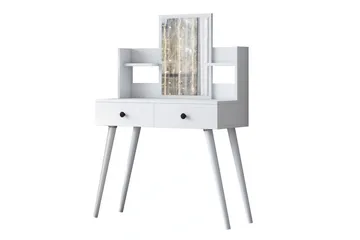 Junji Sminkbord 89,8x111,8 cm Vit - Hanah Home - Möbler - Bord & matgrupp - Sminkbord & toalettbord