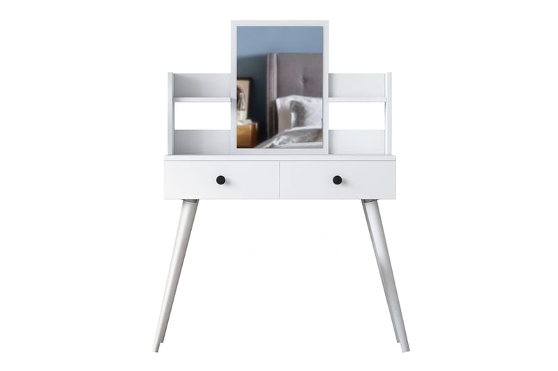 Junji Sminkbord 89,8x111,8 cm Vit - Hanah Home - Möbler - Bord & matgrupp - Sminkbord & toalettbord