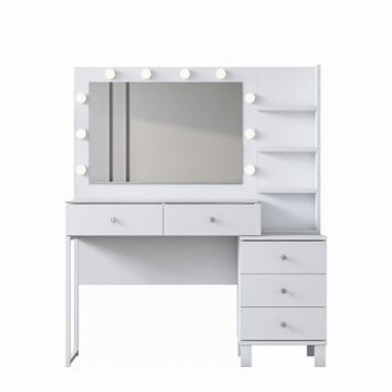 Kalvik Sminkbord 120x141,8x40 cm - Vit - Möbler - Bord & matgrupp - Sminkbord & toalettbord