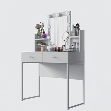Keldan Sminkbord 90x136,8x40 cm - Vit - Möbler - Bord & matgrupp - Sminkbord & toalettbord