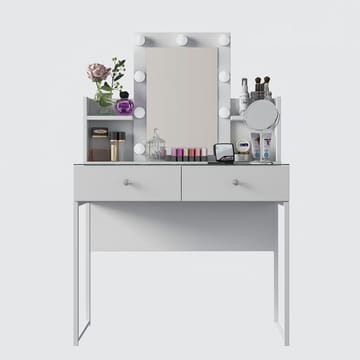 Keldan Sminkbord 90x136,8x40 cm - Vit - Möbler - Bord & matgrupp - Sminkbord & toalettbord