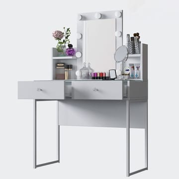 Keldan Sminkbord 90x136,8x40 cm - Vit - Möbler - Bord & matgrupp - Sminkbord & toalettbord