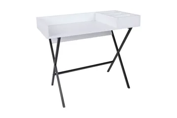 Levents Sminkbord 100 cm - Vit/Svart - Möbler - Bord & matgrupp - Sminkbord & toalettbord